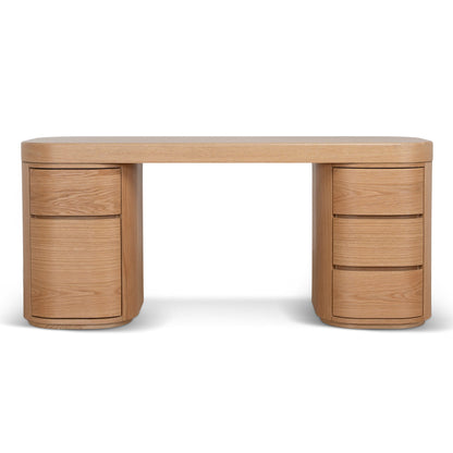 1.7m Office Desk - Natural Oak