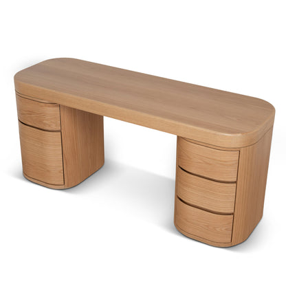 1.7m Office Desk - Natural Oak