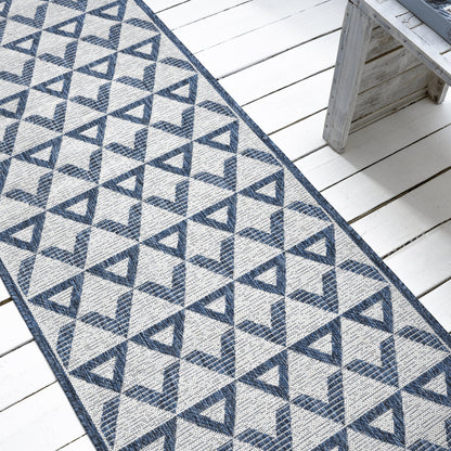 Patio 457 Indigo Hallway Runner