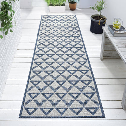Patio 457 Indigo Hallway Runner