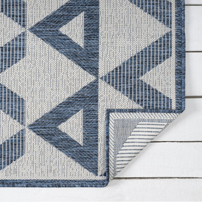 Patio 457 Indigo Hallway Runner