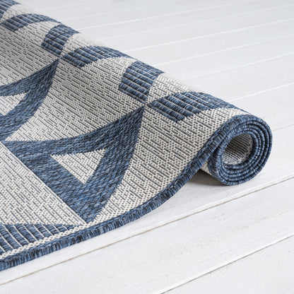Patio 457 Indigo Hallway Runner