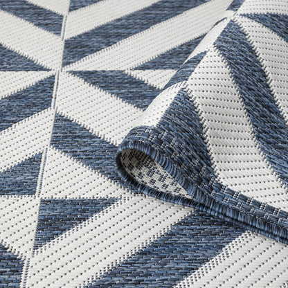 Patio 458 Aqua Hallway Runner