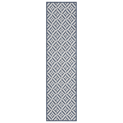 Patio 458 Aqua Hallway Runner