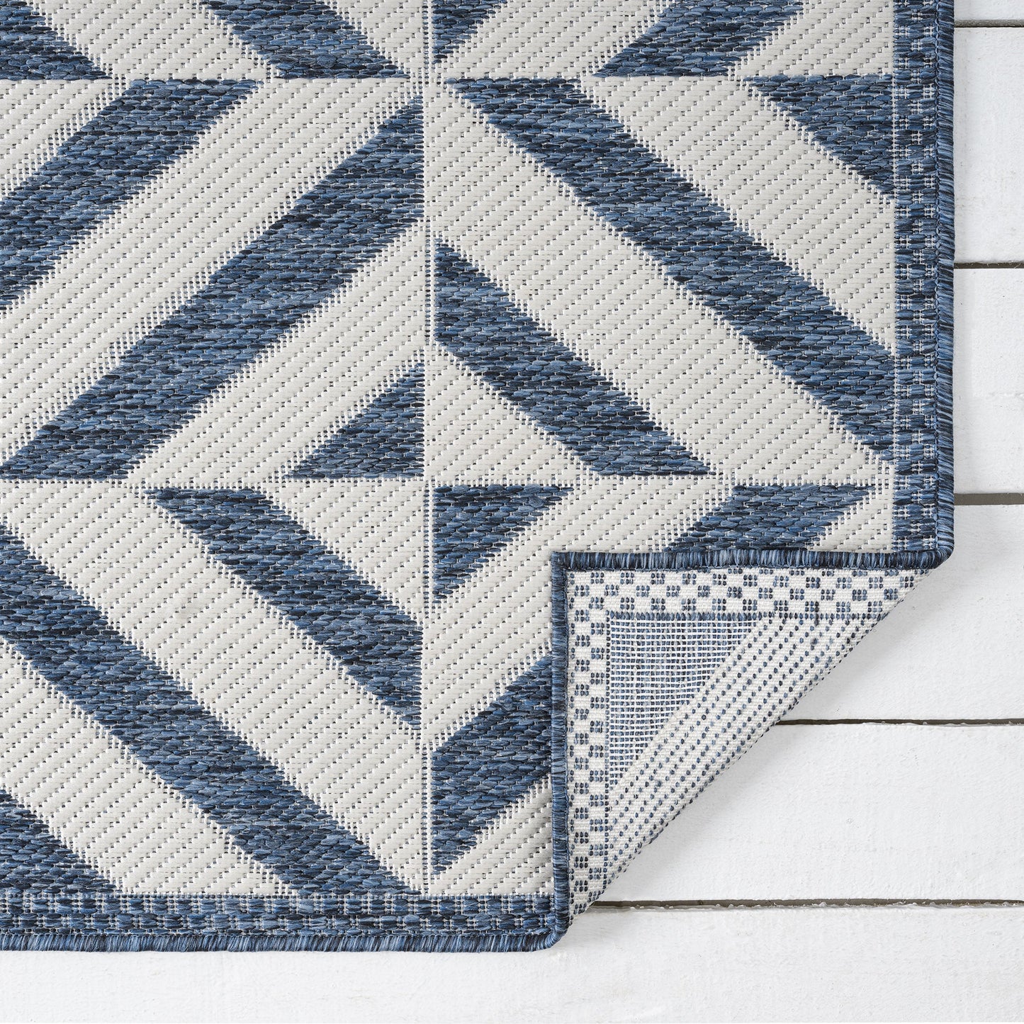 Patio 458 Aqua Hallway Runner