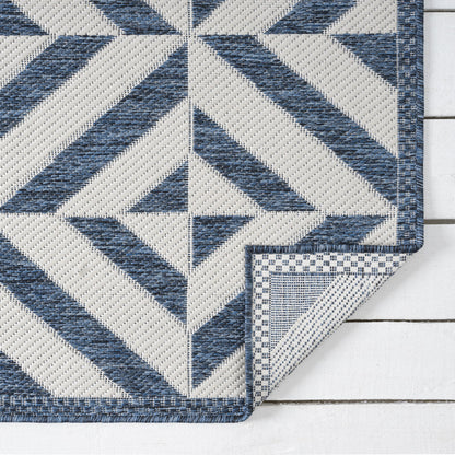 Patio 458 Aqua Hallway Runner