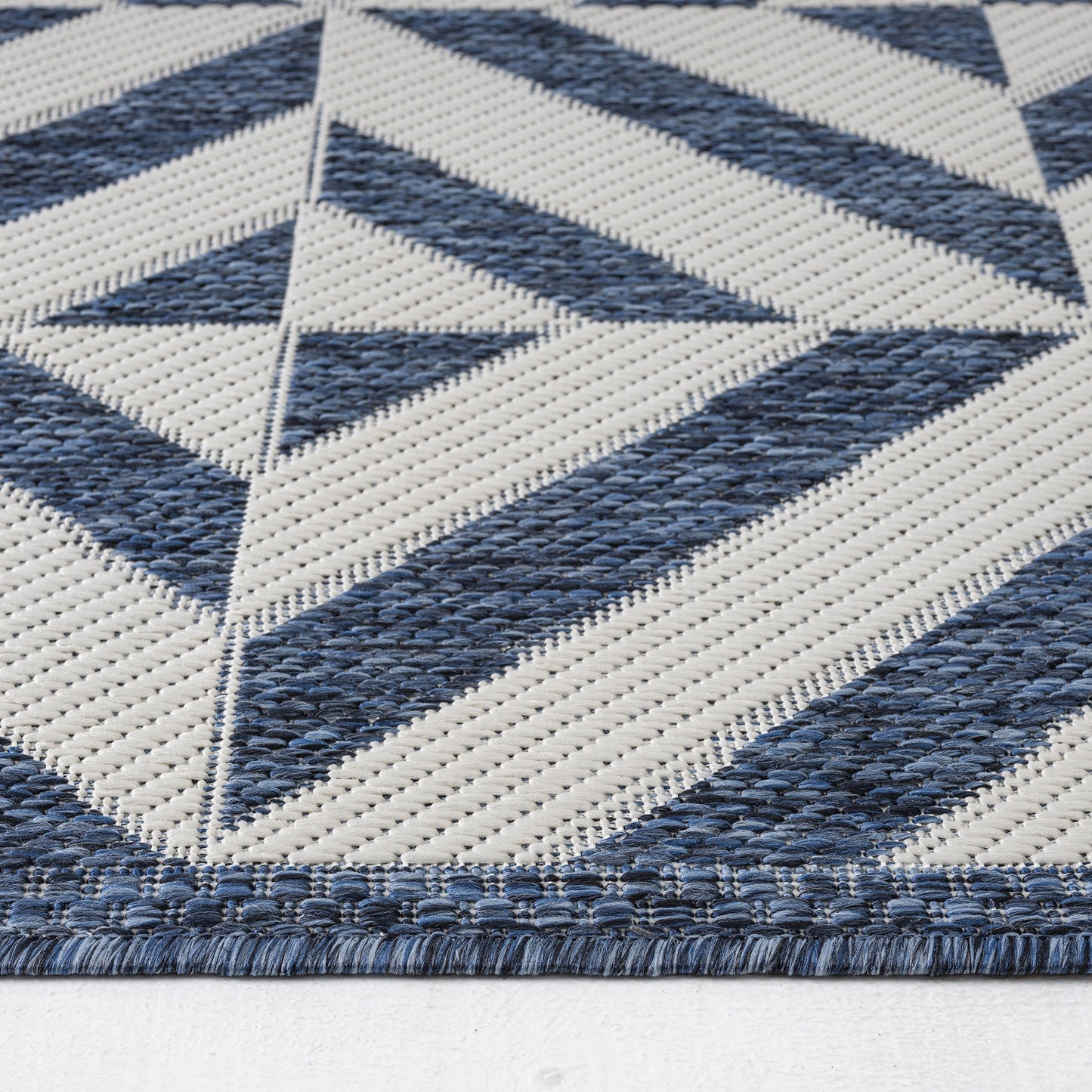 Patio 458 Aqua Hallway Runner