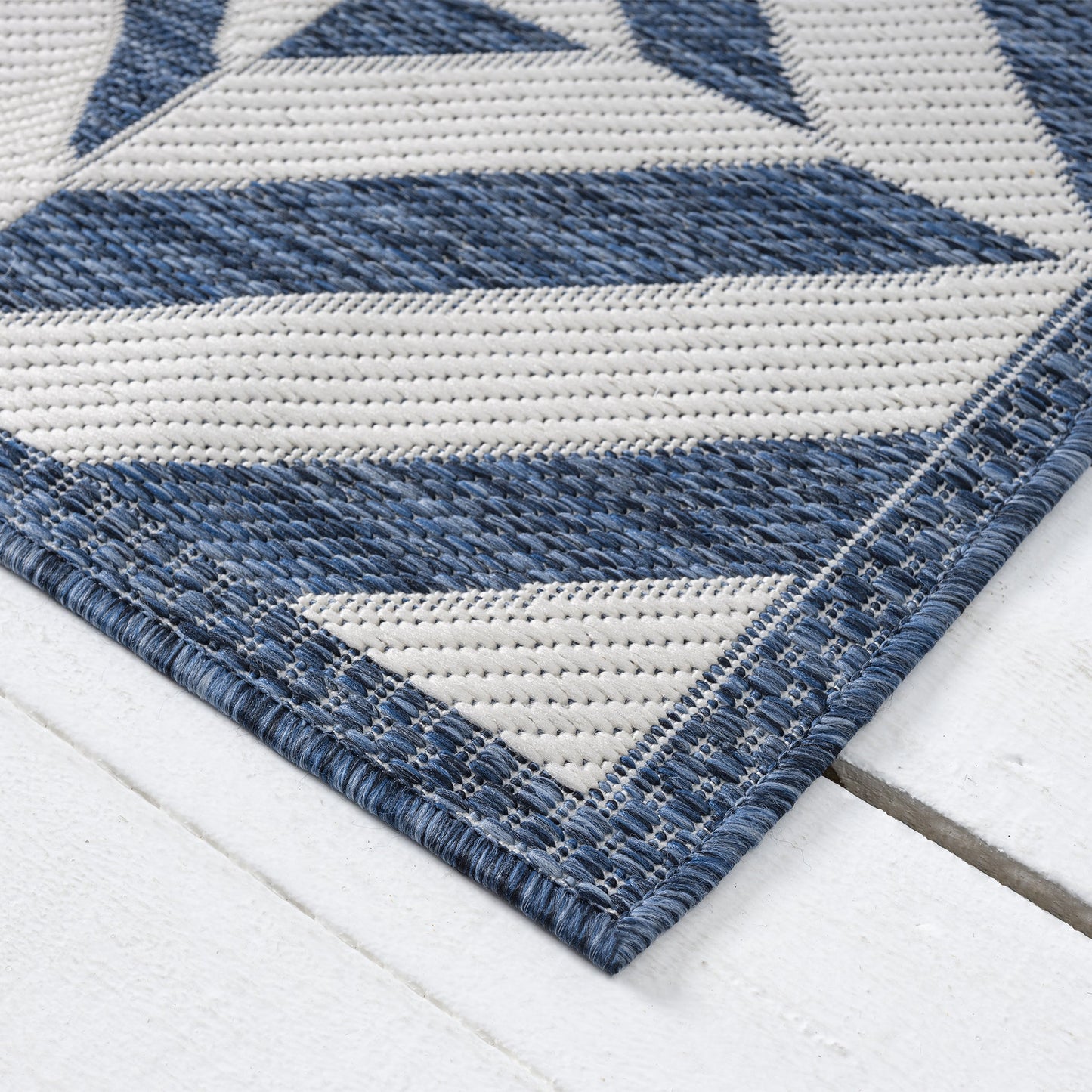 Patio 458 Aqua Rectangle Rug
