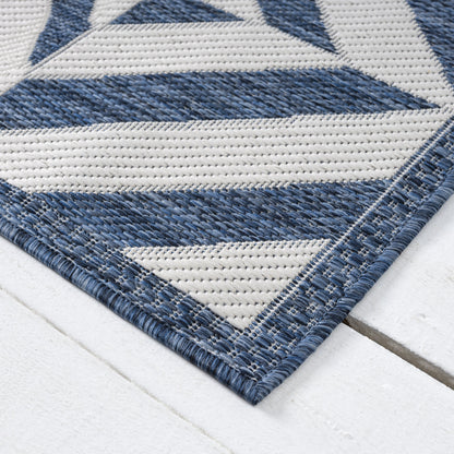 Patio 458 Aqua Rectangle Rug