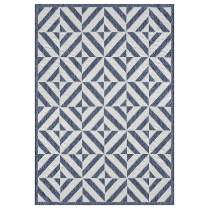 Patio 458 Aqua Rectangle Rug