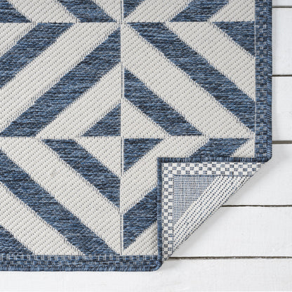 Patio 458 Aqua Rectangle Rug