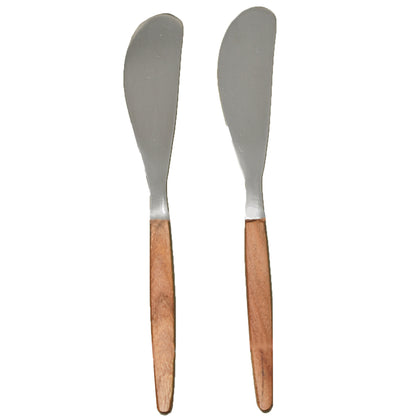Steel and Acacia Wood Spreader - 2 Piece Set