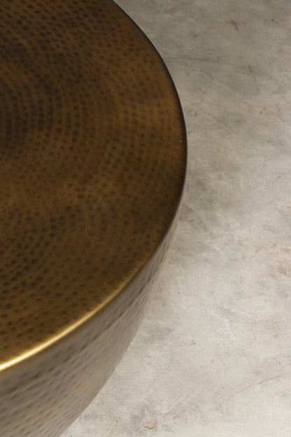 Hammered Metal Coffee Table