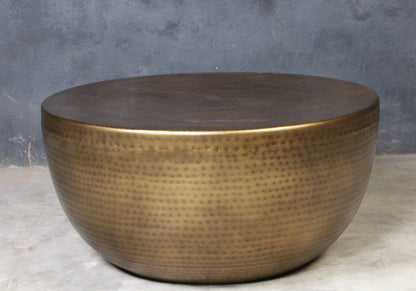 Hammered Metal Coffee Table