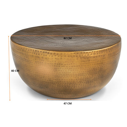 Hammered Metal Coffee Table