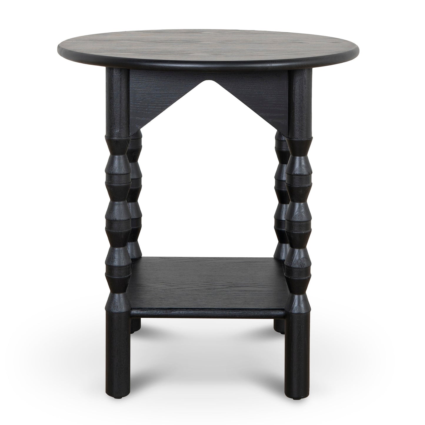 52cm Side Table - Full Black