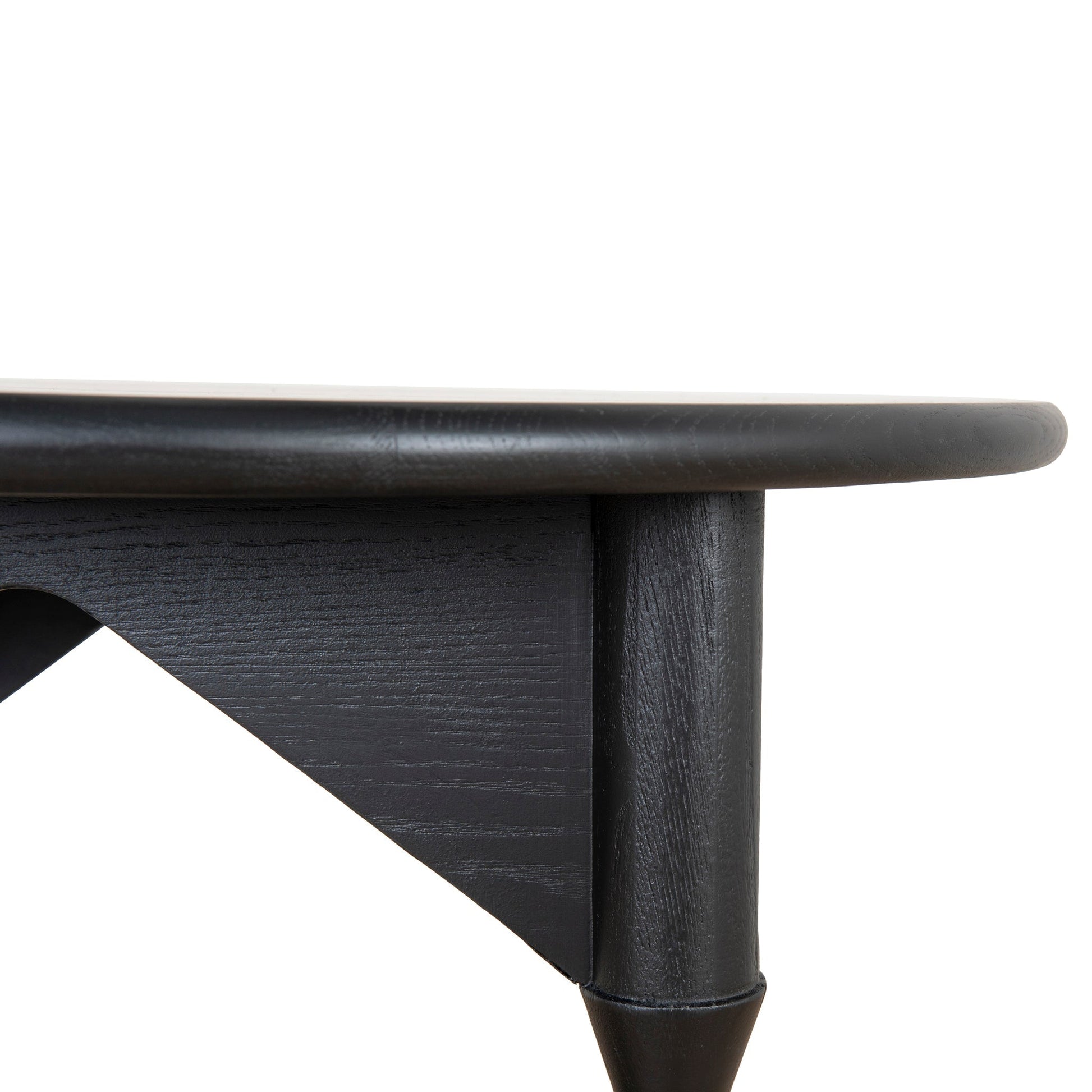 52cm Side Table - Full Black