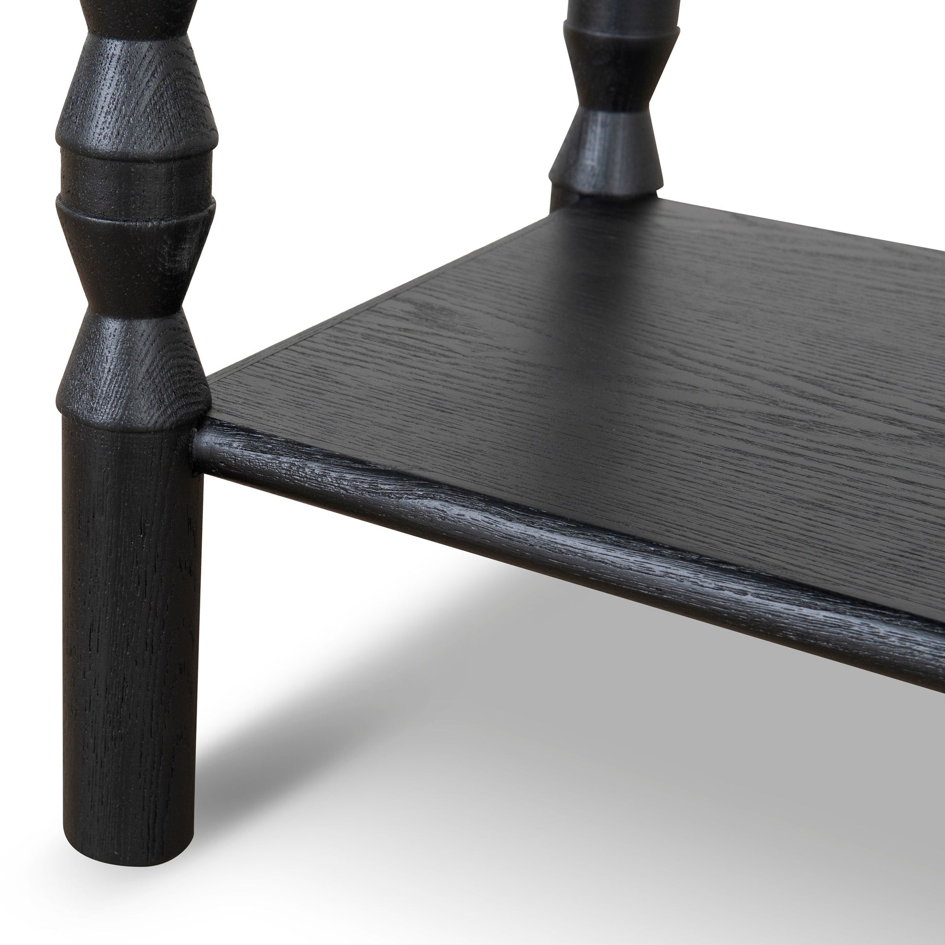 52cm Side Table - Full Black