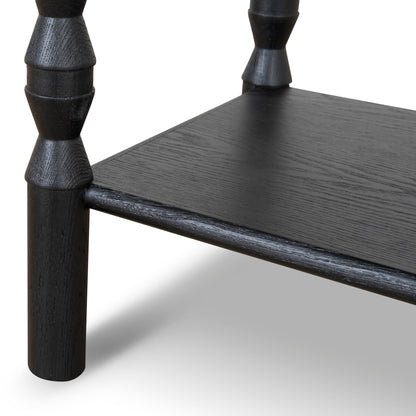 52cm Side Table - Full Black