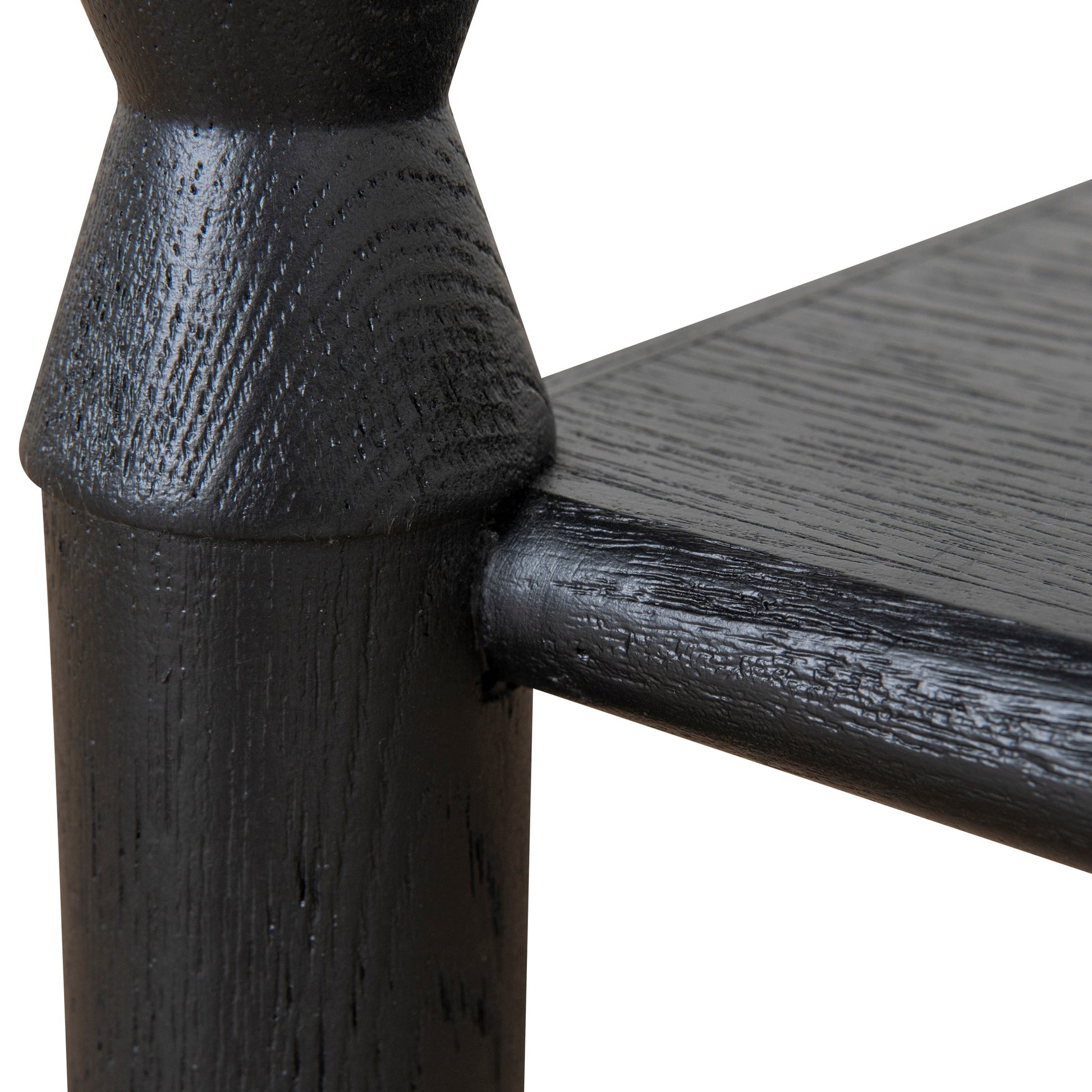 52cm Side Table - Full Black
