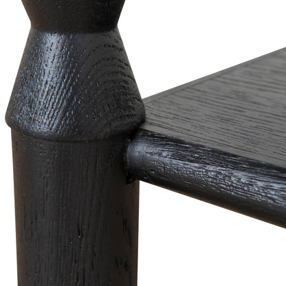 52cm Side Table - Full Black