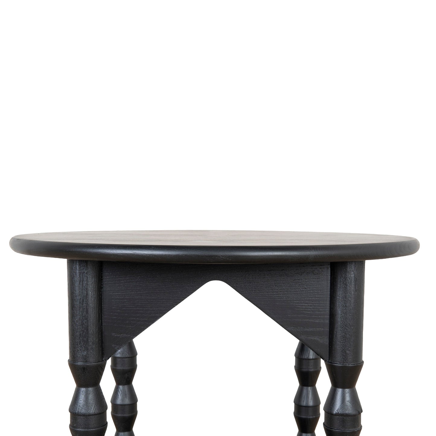 52cm Side Table - Full Black