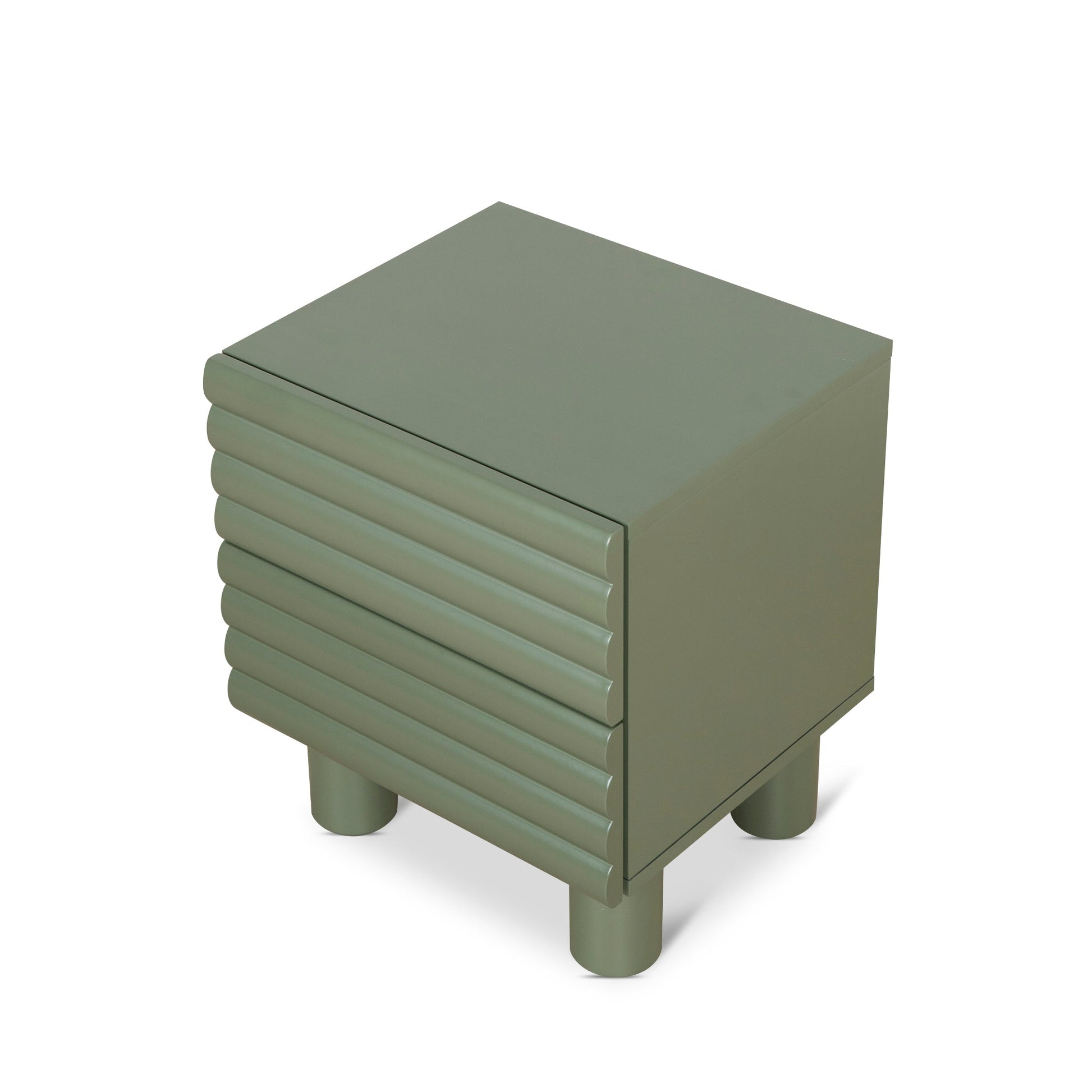 48cm Bedside Table - Green