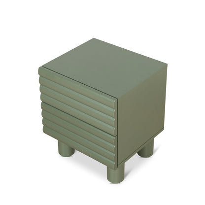 48cm Bedside Table - Green