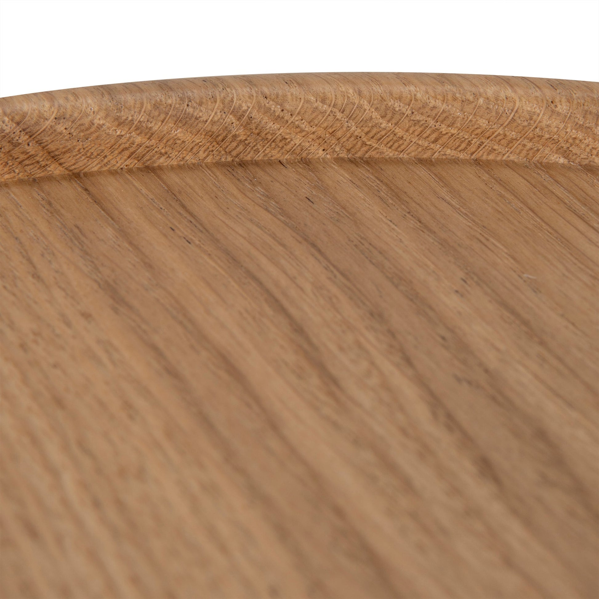 45cm Round Side Table - Natural Oak