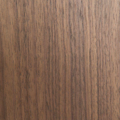 49.5cm Round Side Table - Walnut