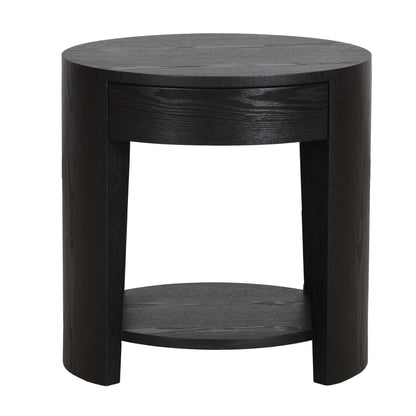 55cm Side Table - Full Black