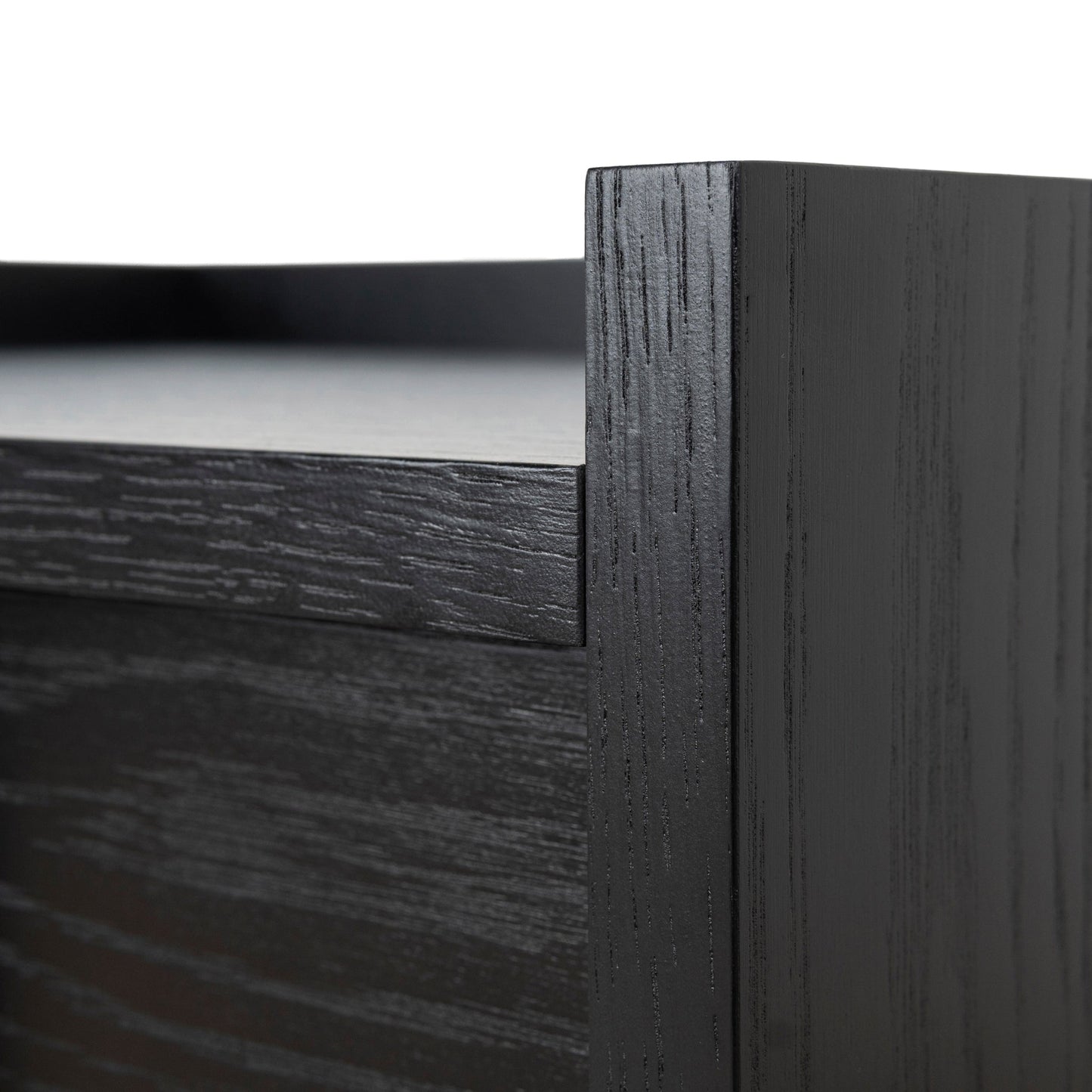 50cm Bedside Table - Black