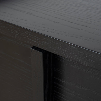 50cm Bedside Table - Black