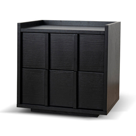 50cm Bedside Table - Black
