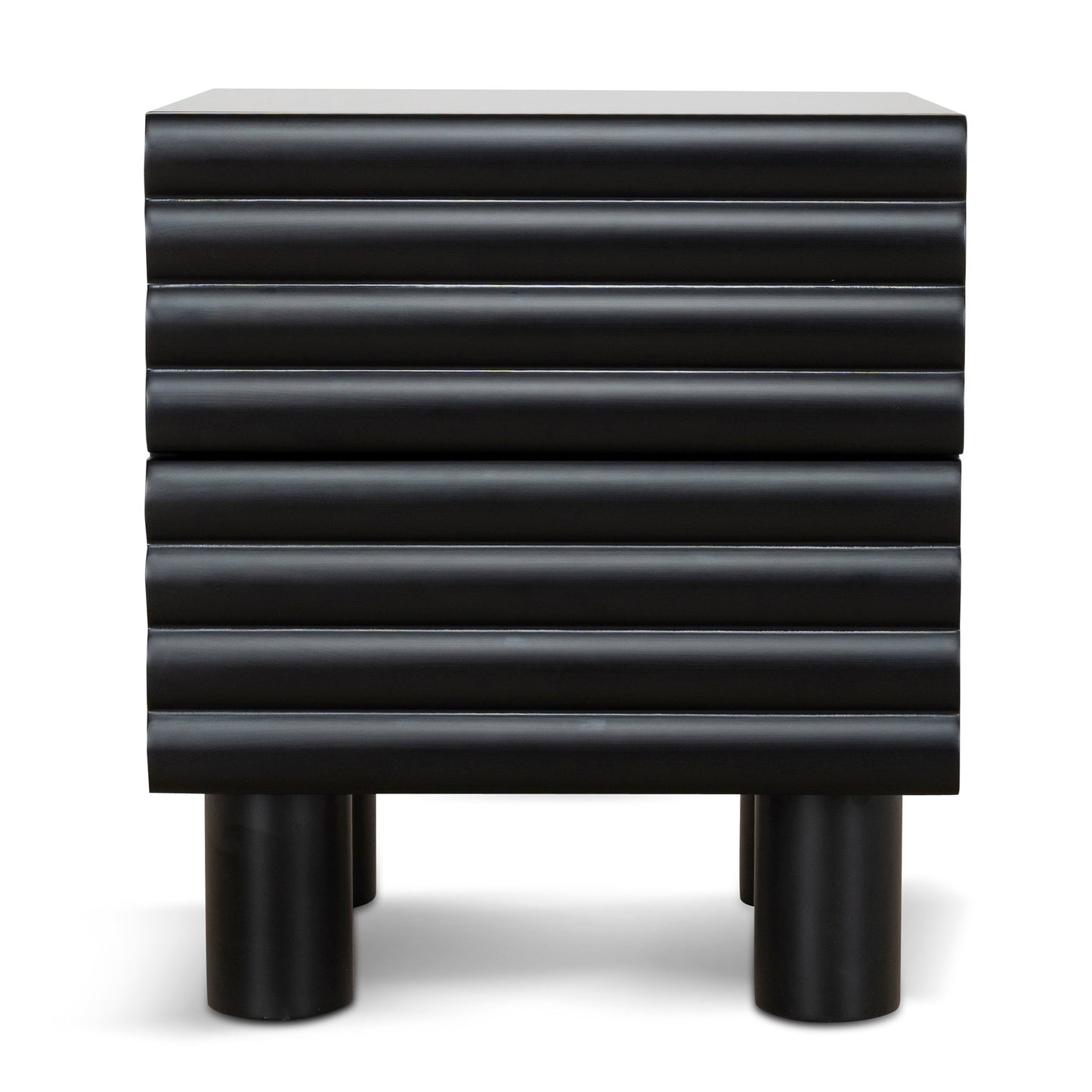 48cm Bedside Table - Matte Black