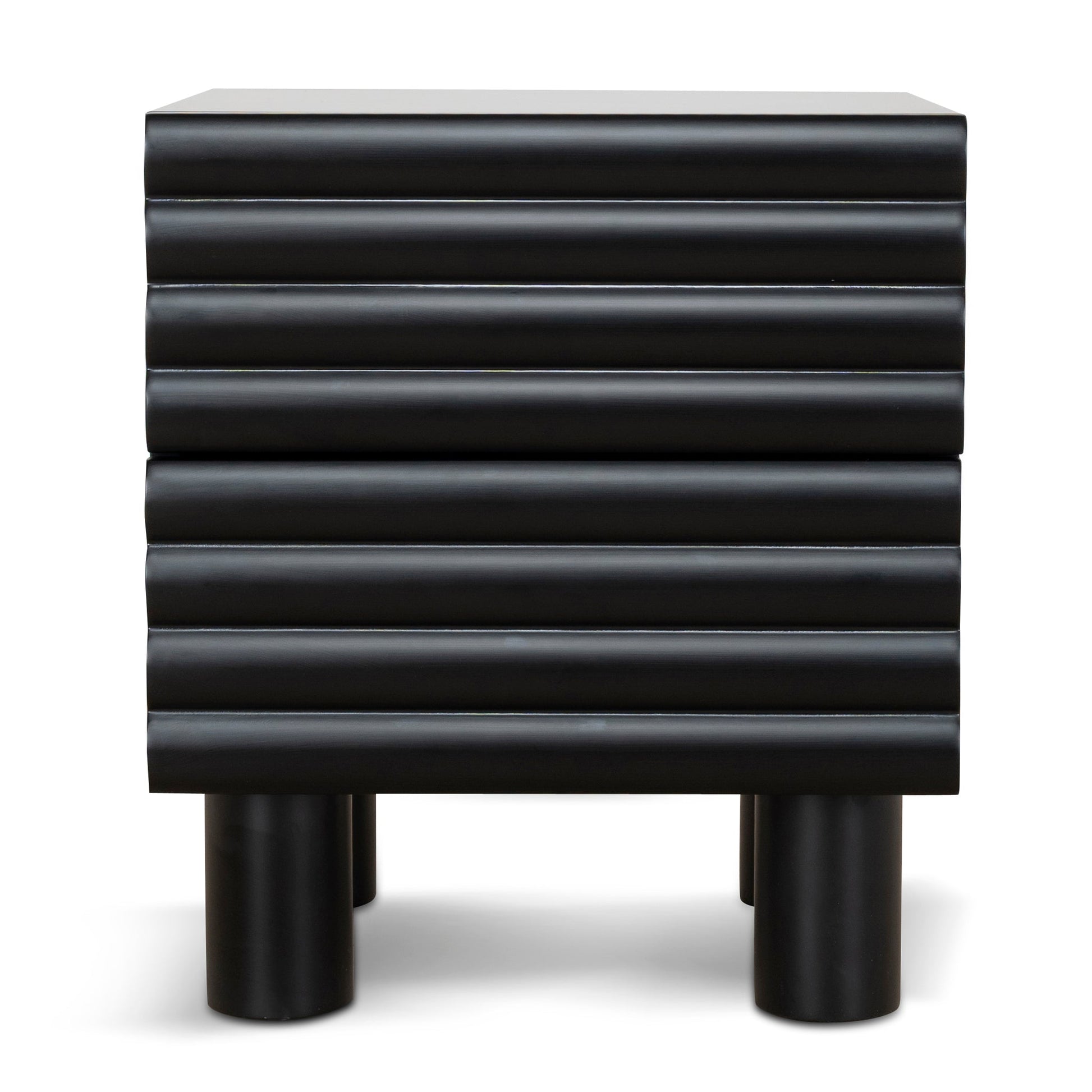 48cm Bedside Table - Matte Black