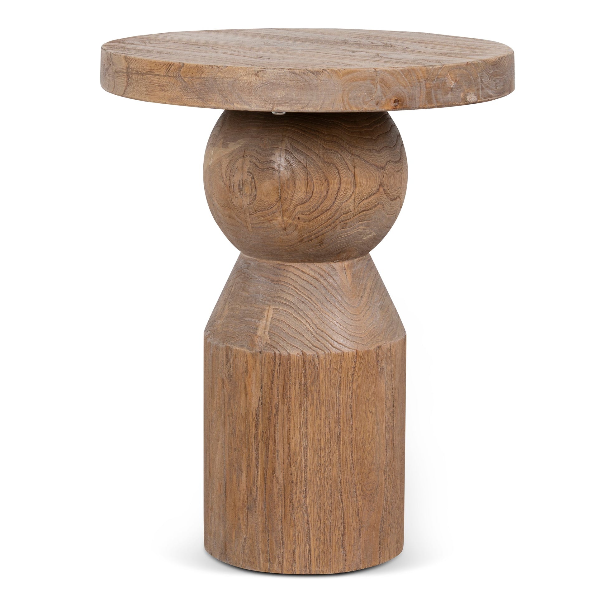 40cm Round Side Table - Natural