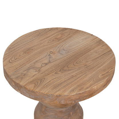 40cm Round Side Table - Natural