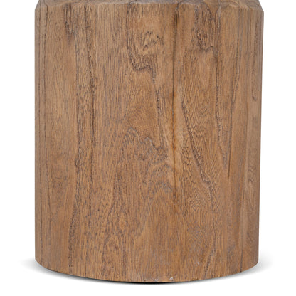 40cm Round Side Table - Natural