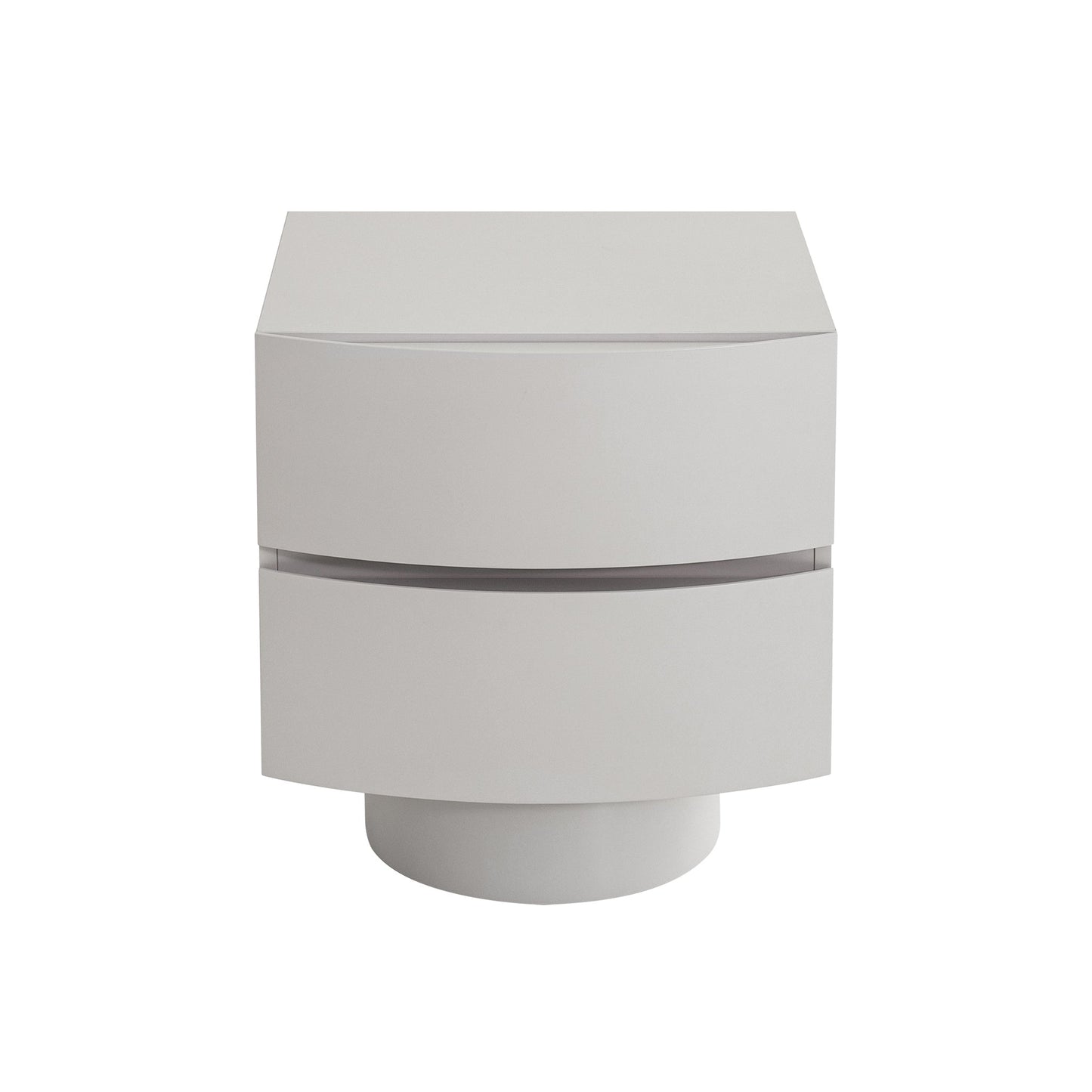 Bedside Table - Warm Grey