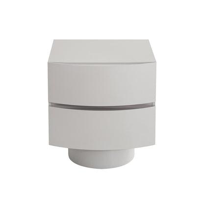 Bedside Table - Warm Grey