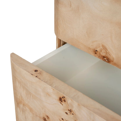 51cm Bedside Table - Aspen Burls