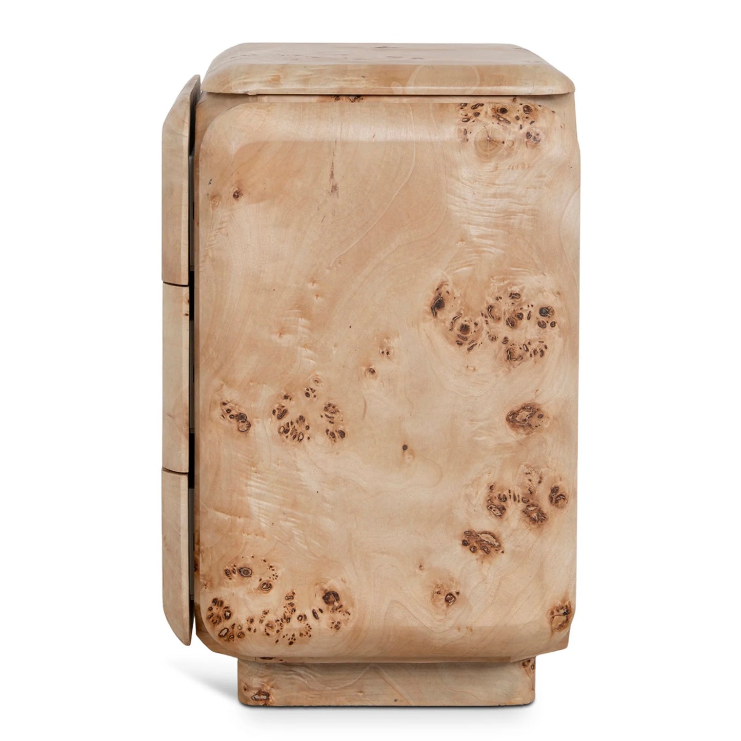 51cm Bedside Table - Aspen Burls