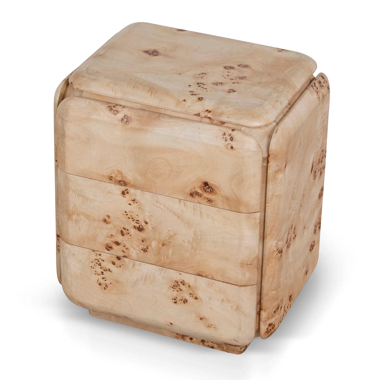 51cm Bedside Table - Aspen Burls
