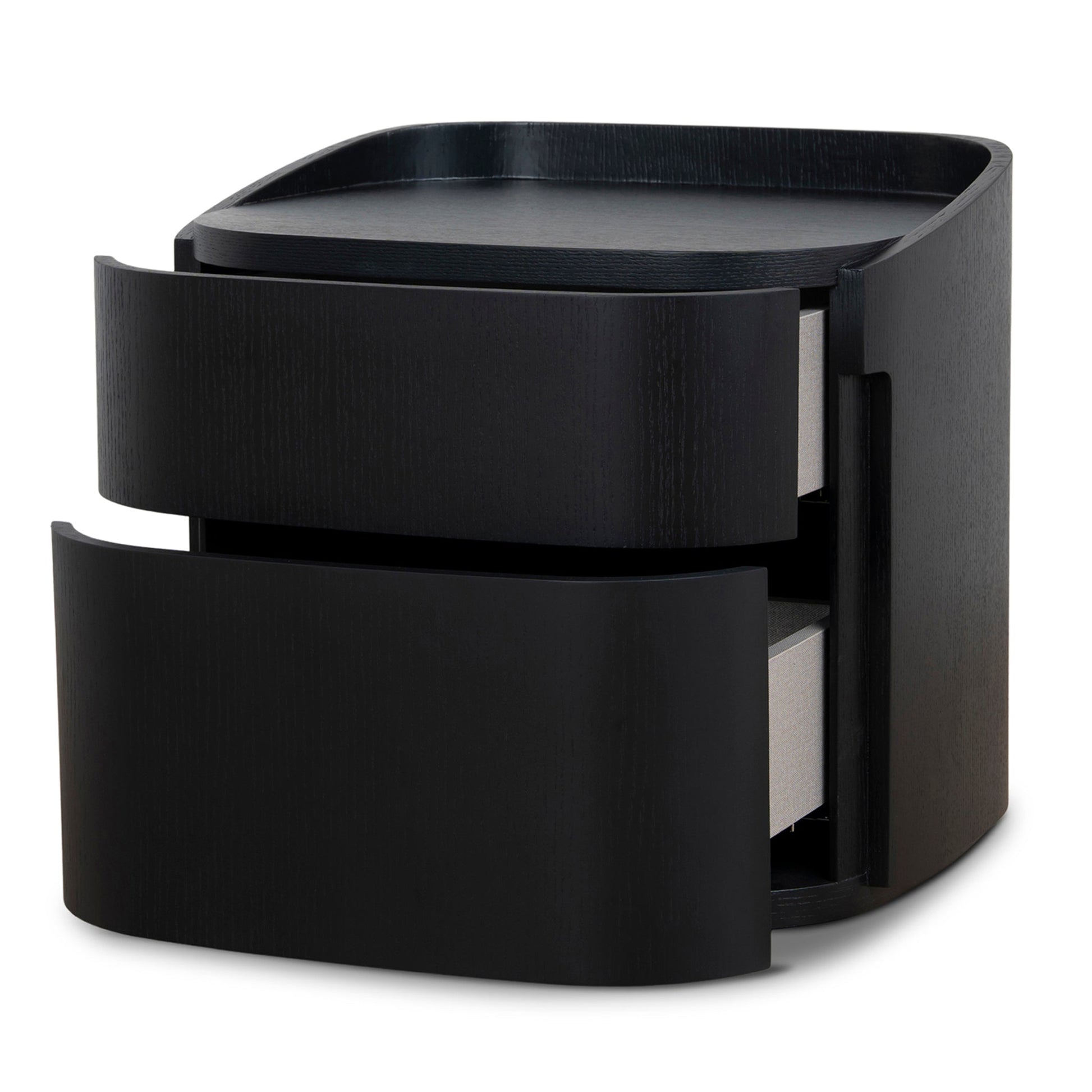 Bedside Table - Full Black