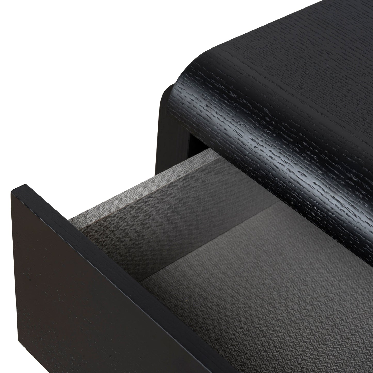 Bedside Table - Full Black