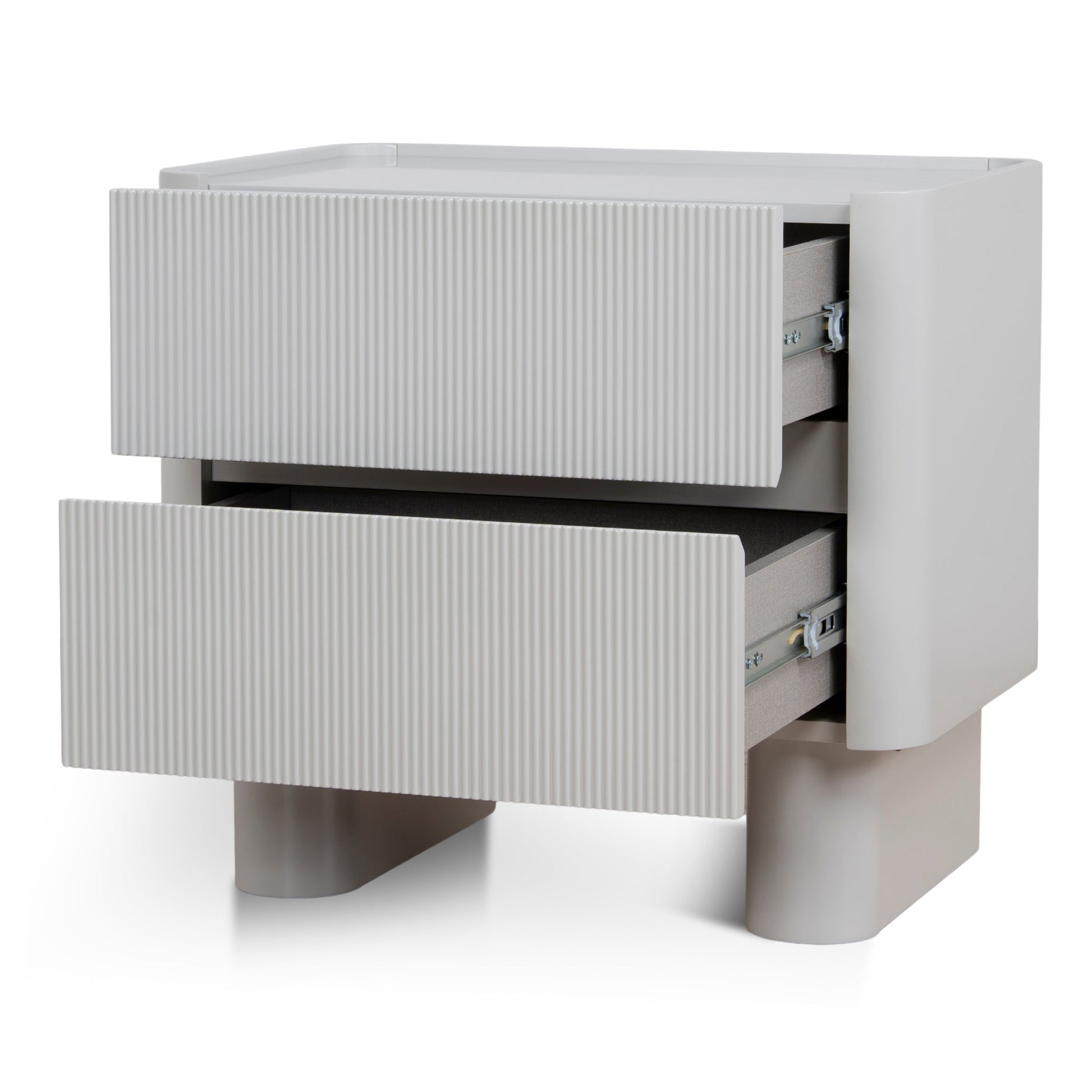 Bedside Table - Warm Grey