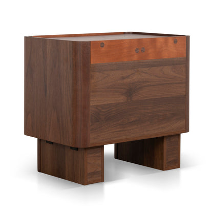 Bedside Table - Walnut