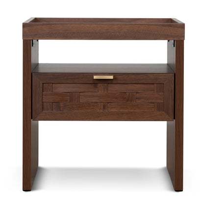 Bedside Table - Walnut
