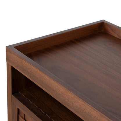 Bedside Table - Walnut